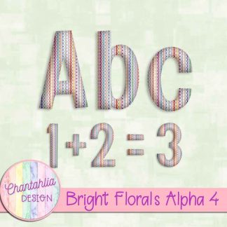 Free alpha in a Bright Florals theme