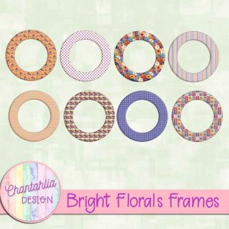 Free frames in a Bright Florals theme