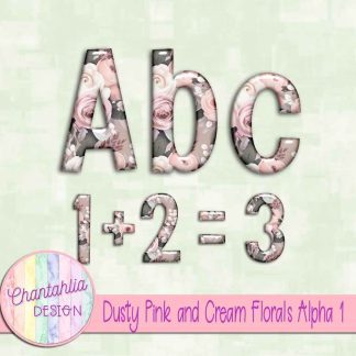 Free alpha in a Dusty Pink and Cream Florals theme