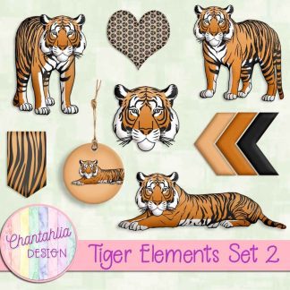 Free design elements in a Tiger theme