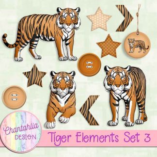 Free design elements in a Tiger theme