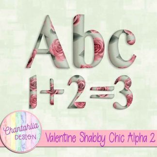 Free alpha in a Valentine Shabby Chic theme