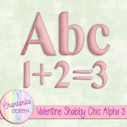 Free alpha in a Valentine Shabby Chic theme