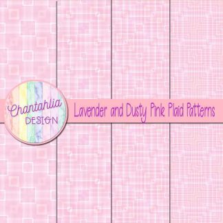 Free lavender and dusty pink plaid patterns