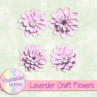 Free lavender craft flowers