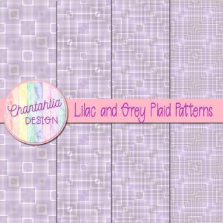 Free lilac and grey plaid patterns