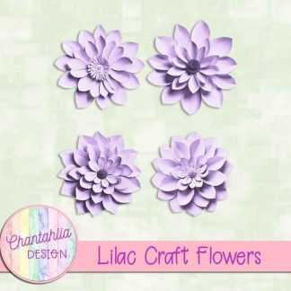 Free lilac craft flowers