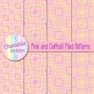 Free pink and daffodil plaid patterns