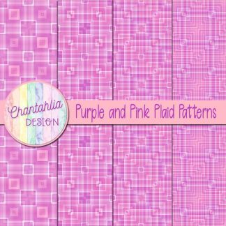 Free purple and pink plaid patterns