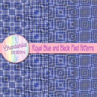 Free royal blue and black plaid patterns