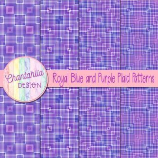 Free royal blue and purple plaid patterns
