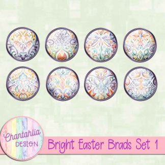 Free brads in a Bright Easter theme