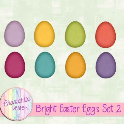 Free Easter eggs in a Bright Easter theme