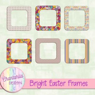 Free frames elements in a Bright Easter theme