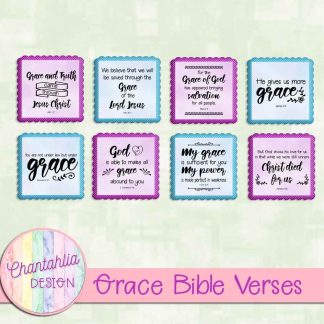 Free Bible Verses in a Grace theme