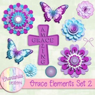 Free design elements in a Grace theme
