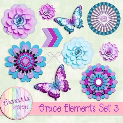 Free design elements in a Grace theme