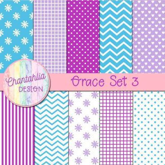Free digital papers in a Grace theme