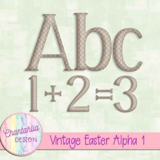 Free alpha in a Vintage Easter theme