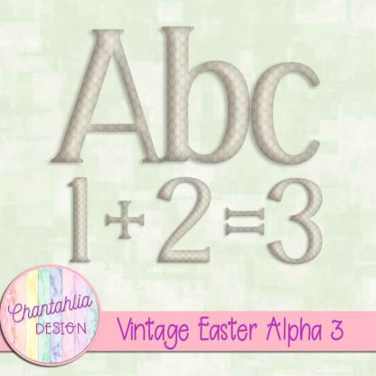 Free alpha in a Vintage Easter theme