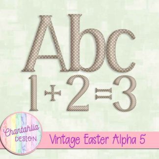 Free alpha in a Vintage Easter theme
