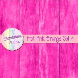 Free hot pink grunge digital papers