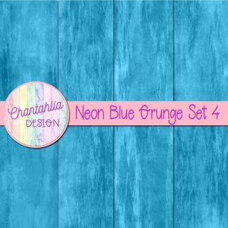 Free neon blue grunge digital papers