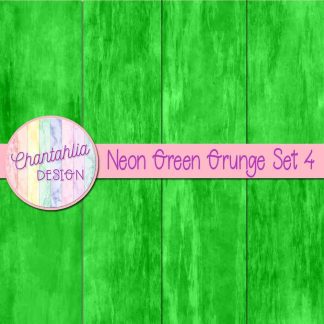 Free neon green grunge digital papers