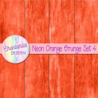 Free neon orange grunge digital papers