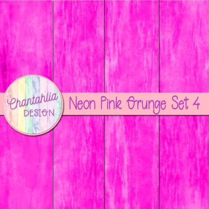 Free neon pink grunge digital papers