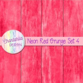 Free neon red grunge digital papers