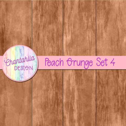 Free peach grunge digital papers