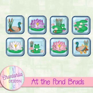 Free brads in an At the Pond theme