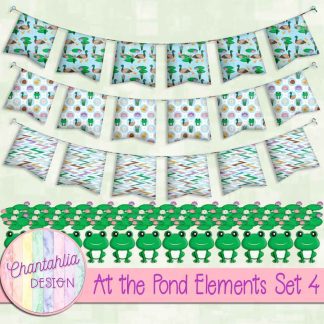 Free design elements in an At the Pond theme
