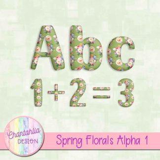 Free alpha in a Spring Florals theme