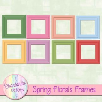 Free frames in a Spring Florals theme