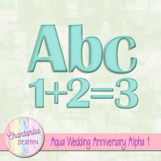 Free aqua wedding anniversary alpha