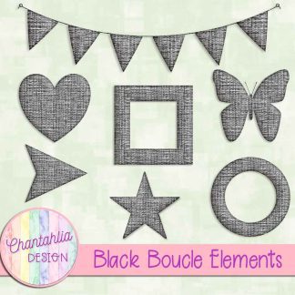 Free black boucle elements