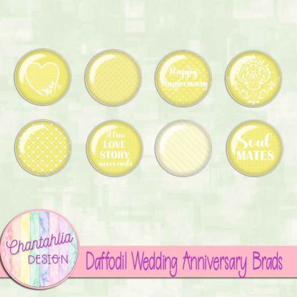 Free daffodil wedding anniversary brads