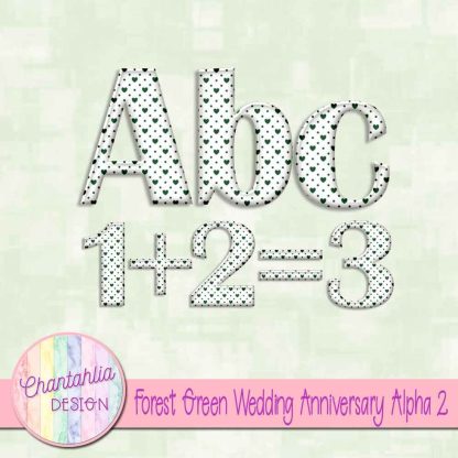 Free forest green wedding anniversary alpha