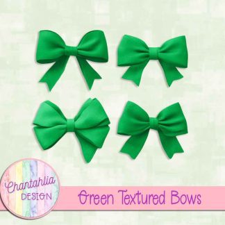 Free green textured bows
