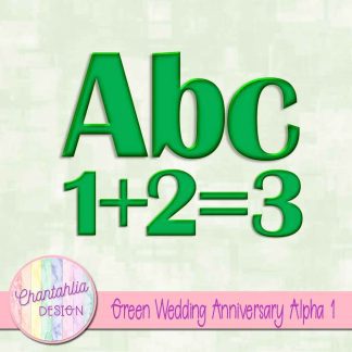 Free green wedding anniversary alph