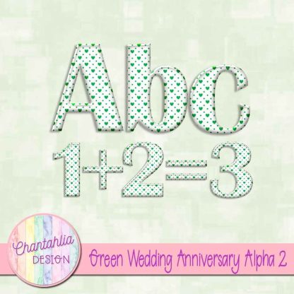 Free green wedding anniversary alpha