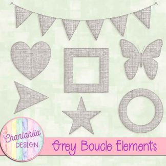 Free grey boucle elements