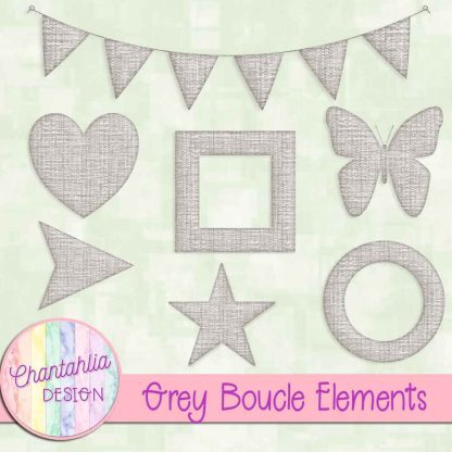 Free grey boucle elements