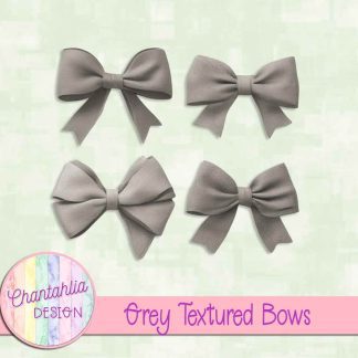 Free grey textured bows