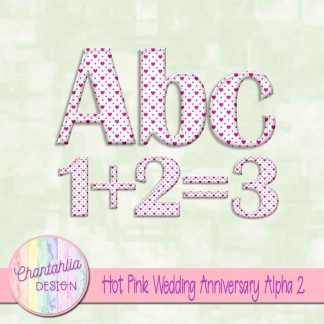 Free hot pink wedding anniversary alpha