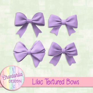Free lilac textured bows