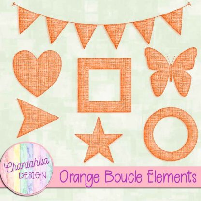 Free orange boucle elements