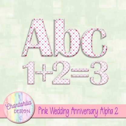 Free pink wedding anniversary alpha